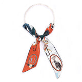 Versatile Silk Scarf Female Pearl Small Scarf Shopee Printed Scarf