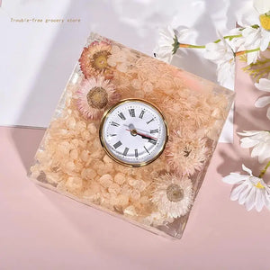 Vertical Table Clock Silicone Epoxy Mold Resin Casting Mold