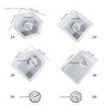 Vertical Table Clock Silicone Epoxy Mold Resin Casting Mold