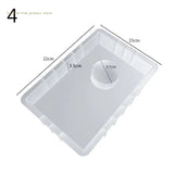 Vertical Table Clock Silicone Epoxy Mold Resin Casting Mold