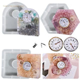 Vertical Table Clock Silicone Epoxy Mold Resin Casting Mold