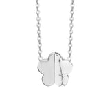 Flower 316L Stainless Steel Necklace Fast Rose Gold/Gold/White Small Chain