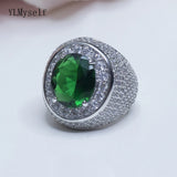 Big Stone Ring 5 Colors Cubic Zirconia Large Crystal Zirconia Jewelry