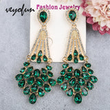 Veyofun Vintage Rhinestone Drop Earrings Classic Party Dangle Jewelry Gift