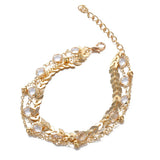 3Pcs Crystal Sequins Anklet Set Vintage Ankle Bracelets For Women