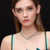 Bohemian Coin Pendant Necklace Choker Beach Jewelry