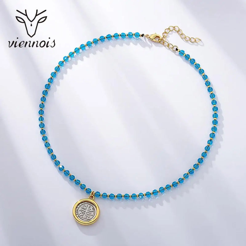 Bohemian Coin Pendant Necklace Choker Beach Jewelry