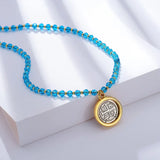 Bohemian Coin Pendant Necklace Choker Beach Jewelry