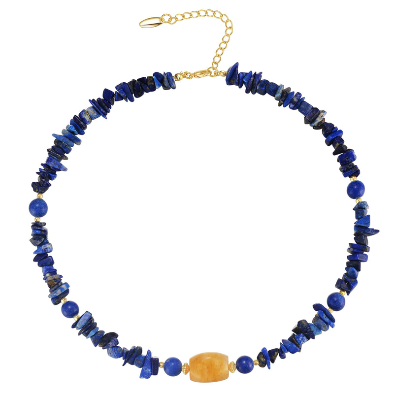 Crystal Bead Necklace for Women - Handmade Pendant Jewelry