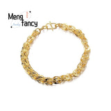 Vietnam Sand 24K Plated Phoenix Tail Bracelet Retro Charm Fine Jewelry Sets