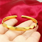 Vietnam Shakin Ladies Heart-Shaped 18K Bangles For Girlfriend
