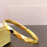 Vietnam Shakin Ladies Heart-Shaped 18K Bangles For Girlfriend