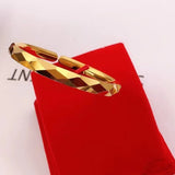 Vietnam Shakin Ladies Heart-Shaped 18K Bangles For Girlfriend