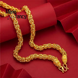 Vietnamese Sand Keel Necklace Charms Men Plated Jewelry Wedding Souvenir