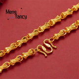 Vietnamese Sand Waist Drum Necklace Charms Men Plated Fine Jewelry