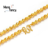 Vietnamese Sand Waist Drum Necklace Charms Men Plated Fine Jewelry