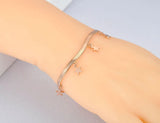 Bohemia Party Snake Chain Bracelets 5 Star Charm Jewelry Women Girls