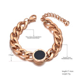 316L Stainless Steel Women's Thick Chain Bracelet