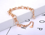 Hiphop/Rock Stainless Steel Thick Chain Link Bracelet VB21108
