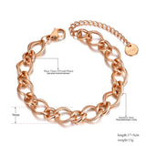 Hiphop/Rock Stainless Steel Thick Chain Link Bracelet VB21108