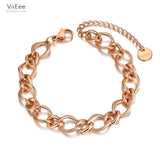 Hiphop/Rock Stainless Steel Thick Chain Link Bracelet VB21108