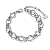 Hiphop/Rock Stainless Steel Thick Chain Link Bracelet VB21108