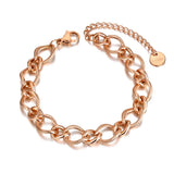 Hiphop/Rock Stainless Steel Thick Chain Link Bracelet VB21108