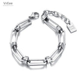 Neo-Gothic Stainless Steel Thick Chain Bracelet Punk Choker VB21126