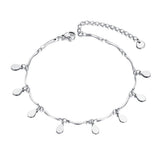 Water Drop Charm Anklet Foot Jewelry Beach Chain Link Anklets