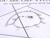 Water Drop Charm Anklet Foot Jewelry Beach Chain Link Anklets