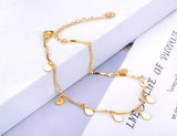 Water Drop Charm Anklet Foot Jewelry Beach Chain Link Anklets