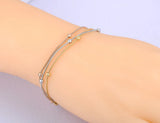 Bohemia Three Layer Beaded Chain Bracelet For Women