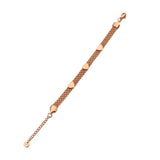 Bohemia Stainless Steel Heart Charm Bracelets VB20095