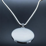 Viking Stainless Steel Necklace Chain Silver Collar Acero Inoxidable