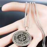 Viking Stainless Steel Necklace Chain Silver Collar Acero Inoxidable