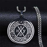 Viking Stainless Steel Necklace Chain Silver Collar Acero Inoxidable