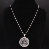 Viking Stainless Steel Necklace Chain Silver Collar Acero Inoxidable