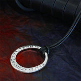 Vikings Circle Runes Necklace Vegvisir Pendant