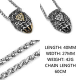 Vikings Jewelry Deer Crow Bear Dragon Shield Necklace Pendant
