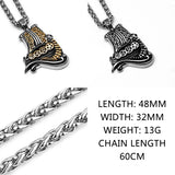 Vikings Jewelry Deer Crow Bear Dragon Shield Necklace Pendant