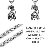 Vikings Jewelry Deer Crow Bear Dragon Shield Necklace Pendant