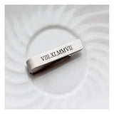 Viksword Tie Clip Stainless Steel Success Men Suit Name Logo Tie Clip