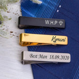 Viksword Tie Clip Stainless Steel Success Men Suit Name Logo Tie Clip