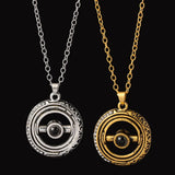 Vintage Astronomical Ball Charm Pendant Necklace Choker for Couple
