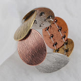 Vintage Charm Bracelet Zinc Alloy Plating Round Mixing Stretch Bracelet