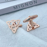 Vinkings Cufflinks Eternal Celtic Knots Stainless Steel Mens Wedding Jewelry