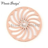 Vinnie Jewelry Coin for 35mm Holder Pendant Necklace 10PCS