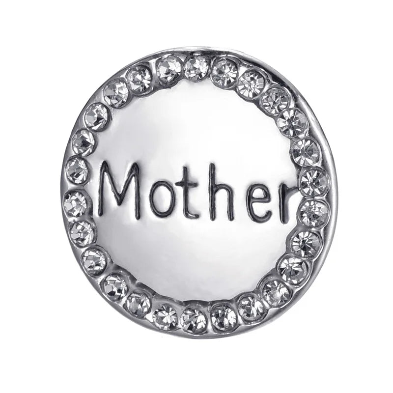 Vinnie Jewelry 10mm Mother Slide Charms for Stainless Steel Keeper Mesh Bracelet