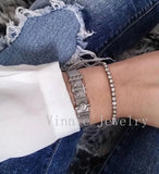 Vinnie Stainless Steel Mesh Bracelet Set for Women