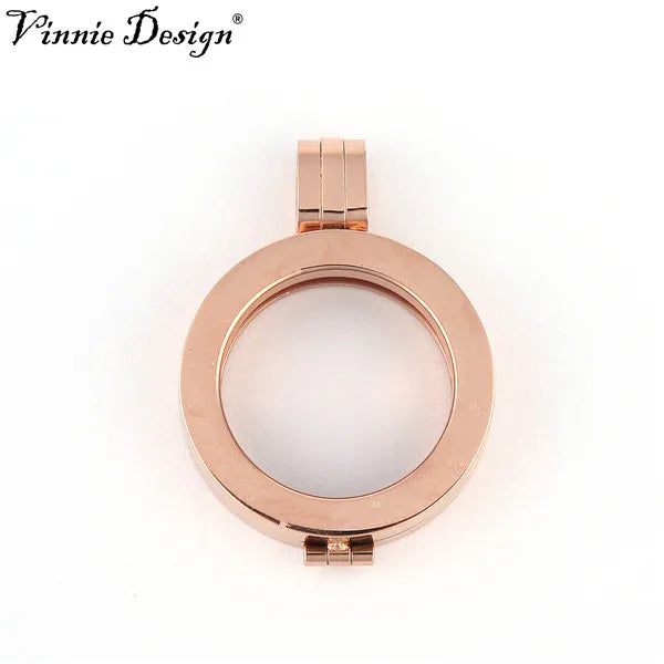 Vinnie 25mm Stainless Steel Frame Pendant for My Coin Discs DIY Jewelry